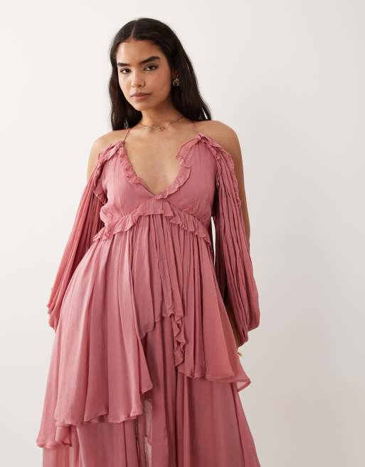 Muse Assembly Grace boho layered maxi dress, 5 of 5