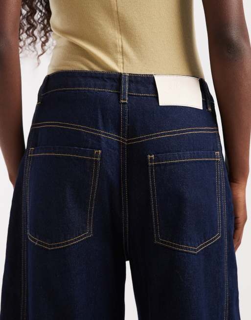 Muse Assembly liane barrel jeans i indigo, 5 av 6