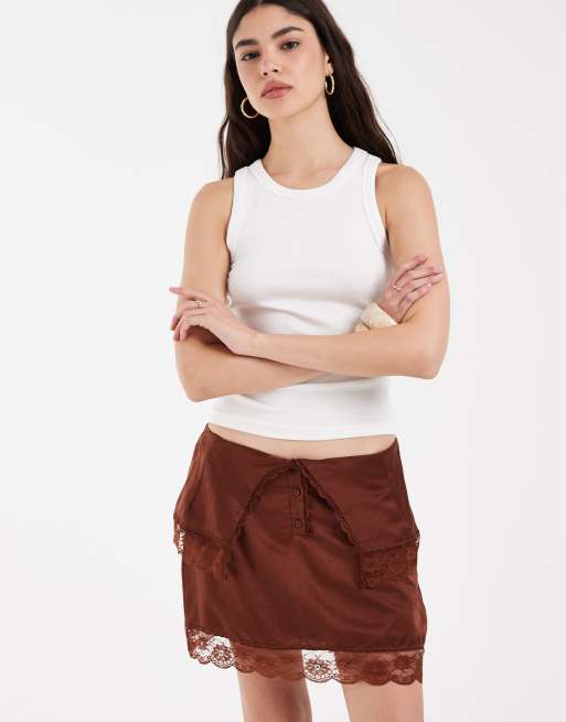 Muse Assembly - Pammy - Mini rok met kanten rand, 6 van 6