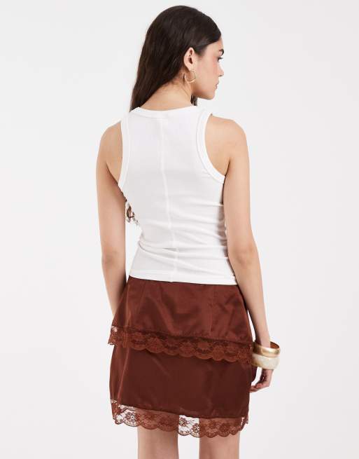 Muse Assembly - Pammy - Minigonna con finiture in pizzo, 2 di 6