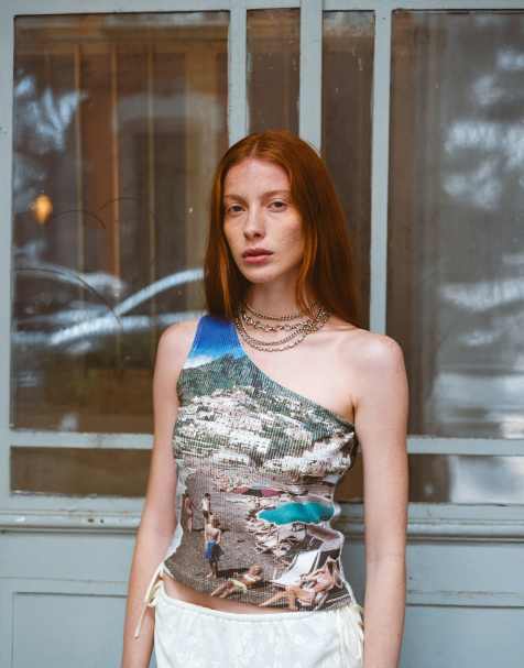 Muse Assembly – Sandy – Enaxlad strandtopp - view 1
