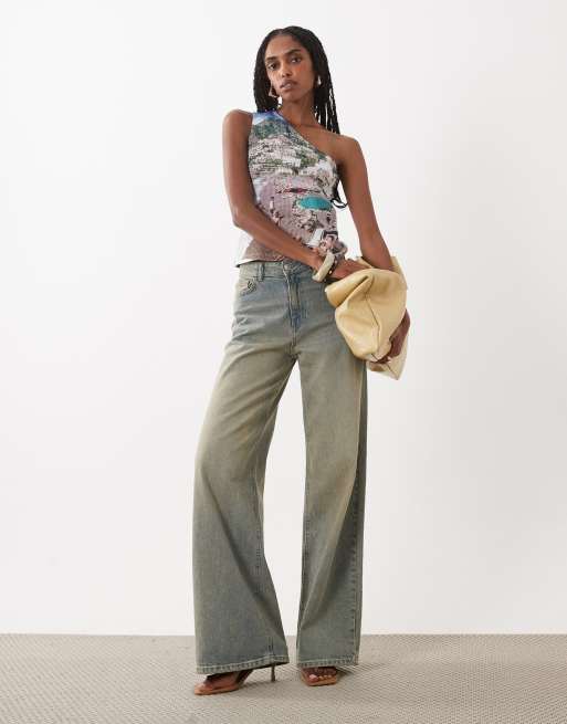 Muse Assembly Sandy one shoulder beach top, 3 of 5