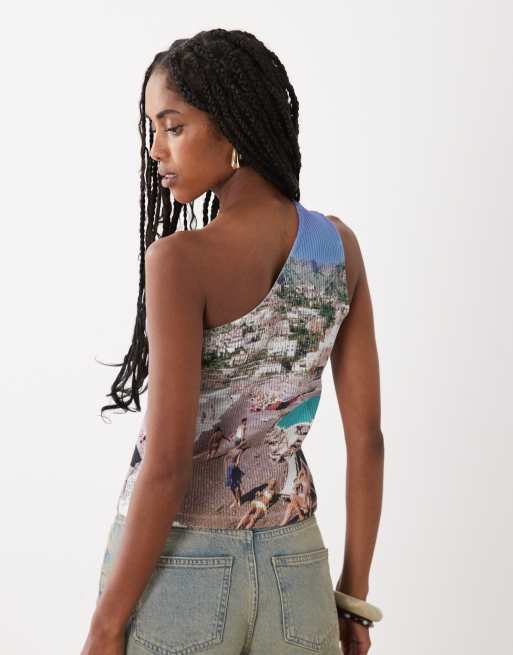 Muse Assembly - Sandy -Oneshoulder-strandtop, 4 af 5