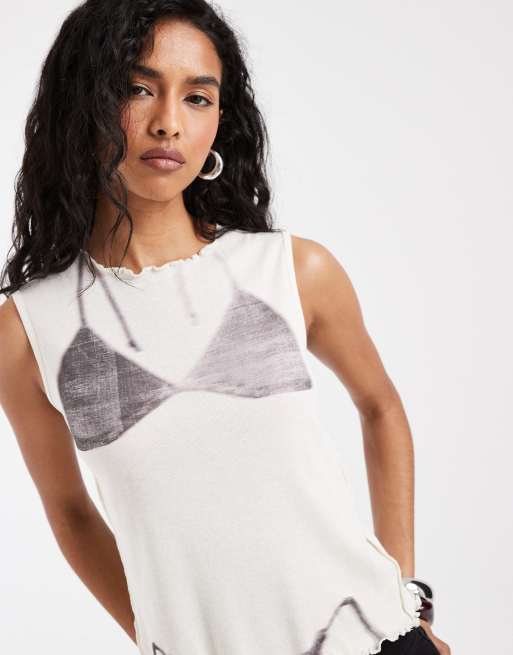 Muse Together – Sofia – Tanktop mit Bikini-Grafik, 3 von 5