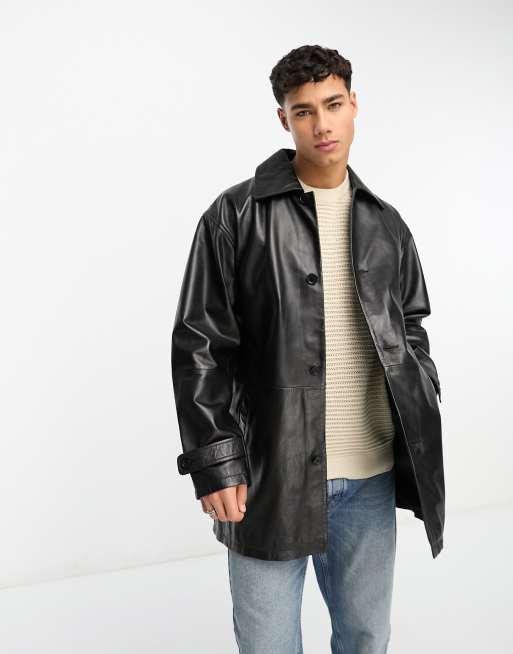 Car coat leather outlet jackets