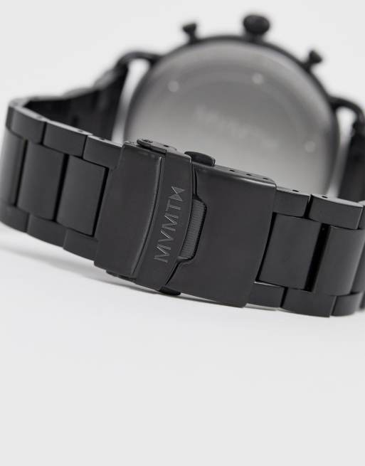 MVMT Blacktop bracelet watch