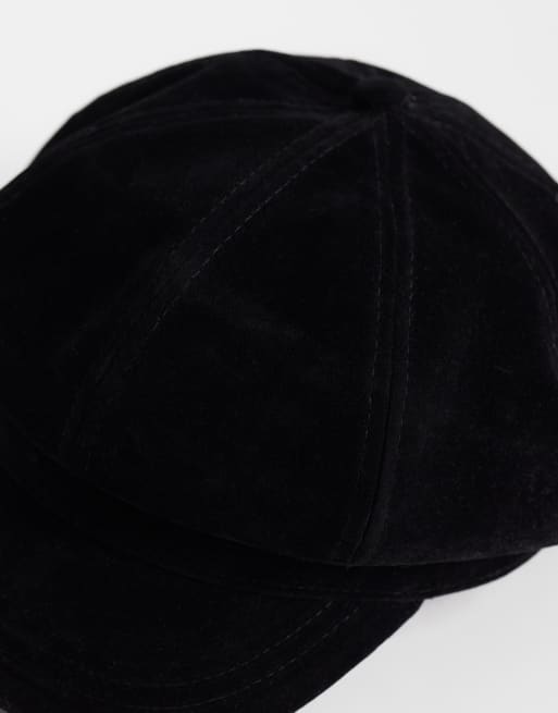 My Accessories baker boy hat in black, 2 of 3