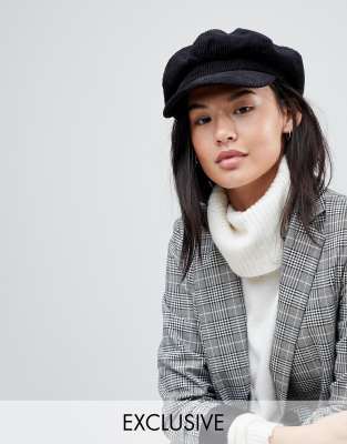 corduroy baker boy hat