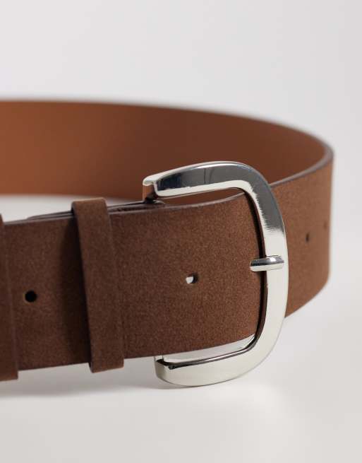 My Accessories – Brunt, brett skärp med minimalistiskt spänne, 2 av 3