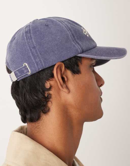 My Accessories - Casquette de baseball à inscription « State St. » - Bleu marine délavé, 2 de 3