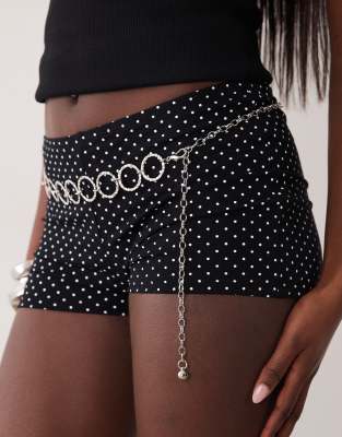 My Accessories Chain Belt In Silver