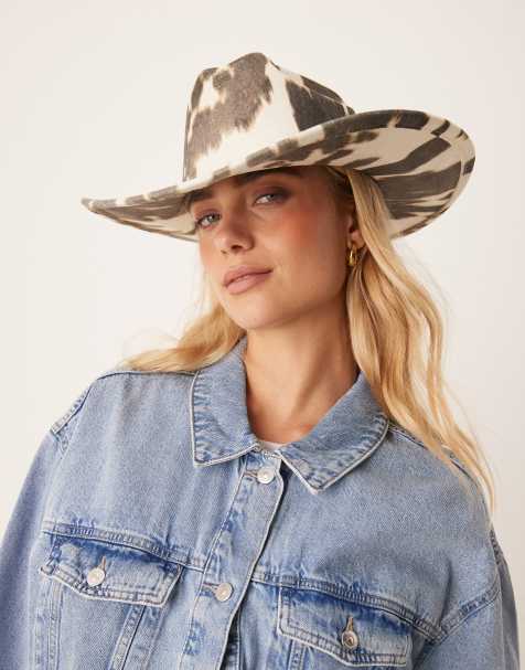 My Accessories - Chapeau de cowboy imprimé vache - view 1