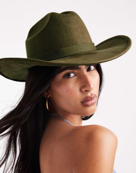 My Accessories - Chapeau de cowboy - Vert olive - view 1