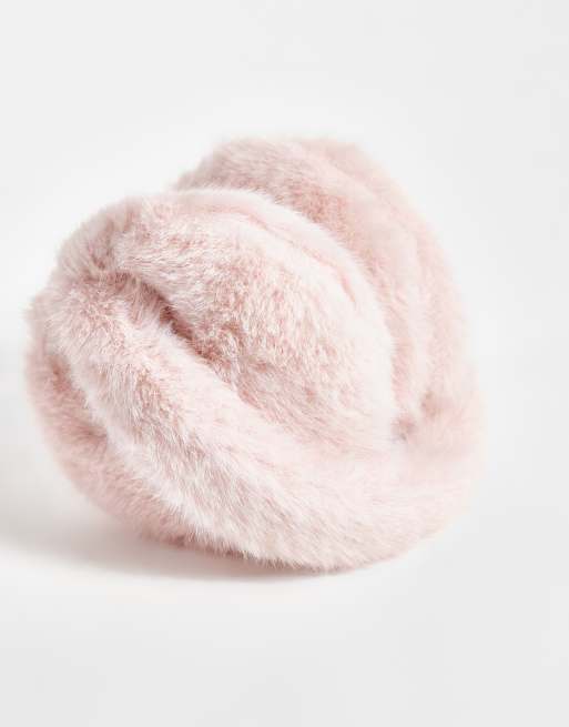 My Accessories ear muffs in in pink faux fur, 3 of 3