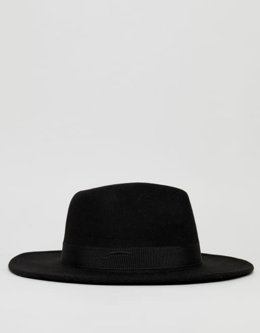 My Accessories - Fedora nero regolabile, 4 di 4
