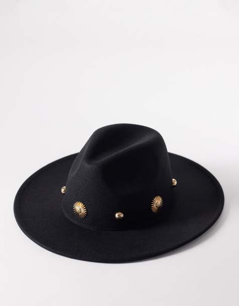 My Accessories - Fedora - Sort hat med guldfarvede nitter - view 1