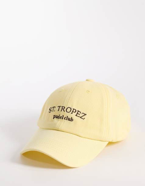 My Accessories - Gul kasket med "St. Tropez Padel Club"-slogan - view 1