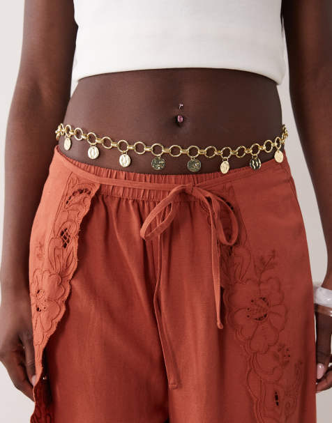 My Accessories - Guldfarvet chunky kædebælte - view 1