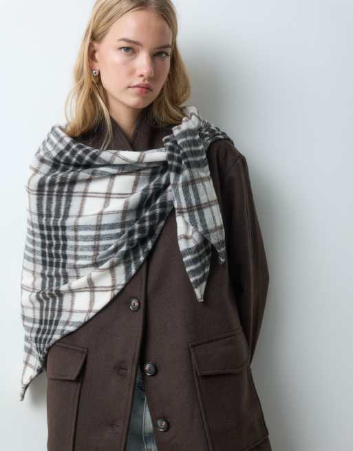 My Accessories heritage check triangle scarf, 1 of 5