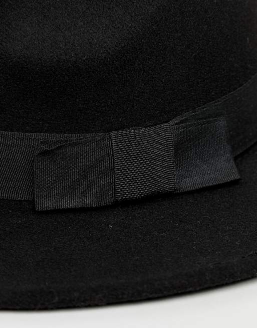 My Accessories - Justerbar fedora i sort, 3 af 4