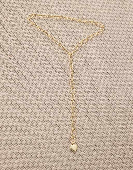 My Accessories kettingriem met hartbedel in goud, 3 van 3