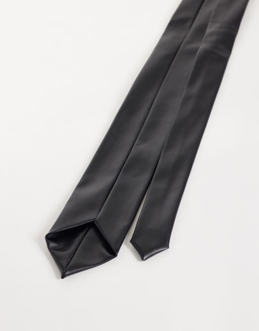 My Accessories leather look tie, 2 of 3