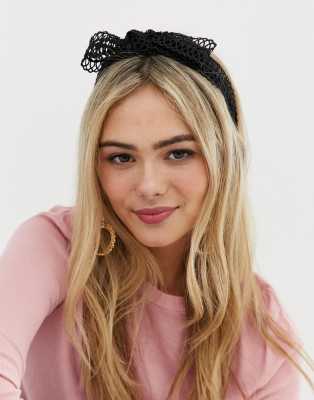 Noir LondonBandeau Accessories À Nœud Exclusivité Crochet Au En My 7Ibgv6fmYy