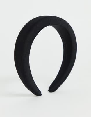 Bandeau Rembourré En Exclusivité AccessoriesLondon Noir My eW2YH9EDI