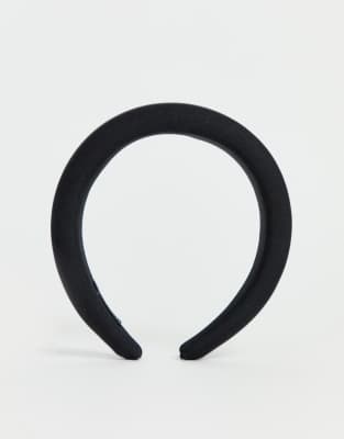 Bandeau Rembourré En Exclusivité AccessoriesLondon Noir My eW2YH9EDI