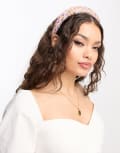 [My Accessories] My Accessories London beaded headband in brights-White No Size WHITE