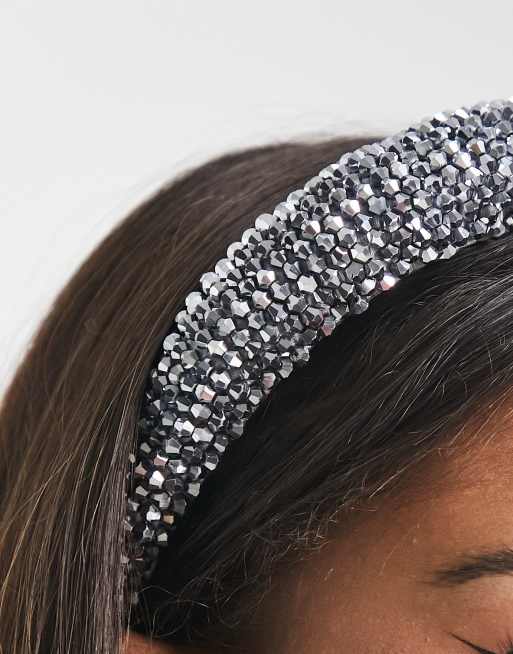 Silver hot sale jewel headband