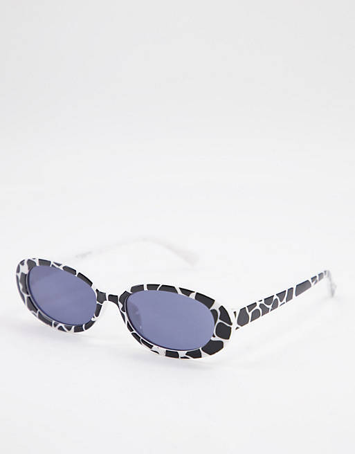 My Accessories London cat eye sunglasses in cow print