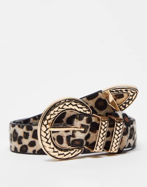 Ceinture top imprimé animal