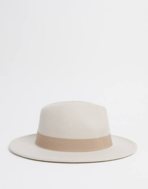 My Accessories London - Ecrufarvet og justerbar fedora - Kun hos ASOS, 2 af 4