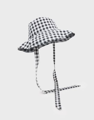 gingham bucket hat