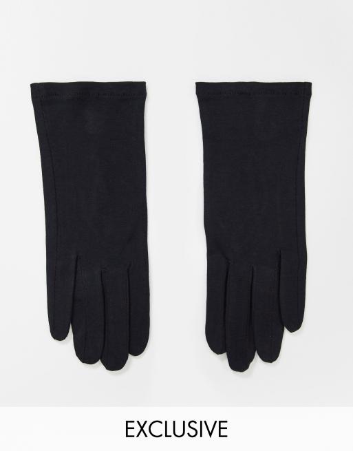My Accessories London Exclusive gloves in black ASOS