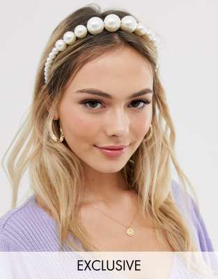 pearl headband