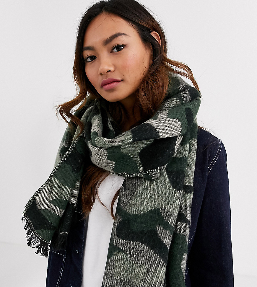 My Accessories – London Exclusive – Kamouflagemönstrad scarf-Flerfärgad