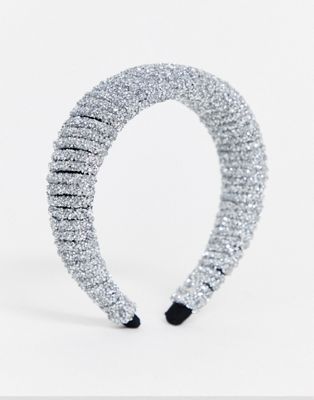 hair band with diamonds