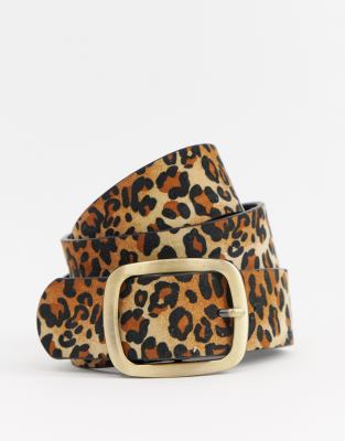 animal print belt