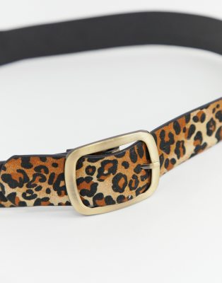 leopard print belt asos