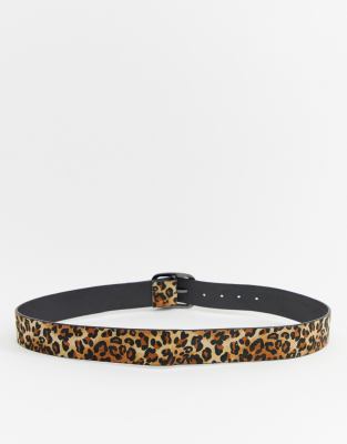 leopard print belt asos