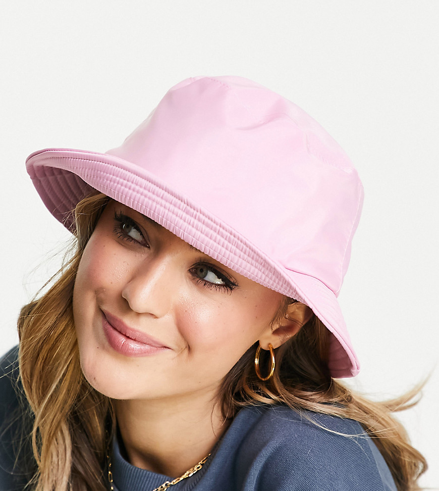 My Accessories London - Exclusives - Bucket hat van nylon in roze