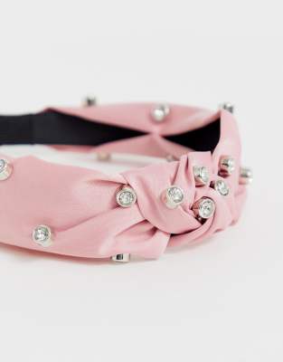 Blush Cristal AccessoriesLondon My De En Satin Orné Exclusivité Bandeau CxBthQrds