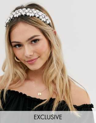 Exclusivité Bandeau De Large Cristaux AccessoriesLondon My Orné TF3KJul1c