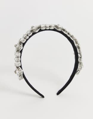 Exclusivité Bandeau De Large Cristaux AccessoriesLondon My Orné TF3KJul1c