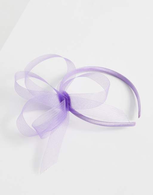My Accessories London – Fascinator-Haarreif in Flieder, 2 von 4