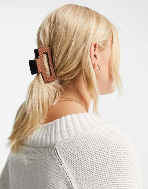 My Accessories London - Fermaglio per capelli marrone