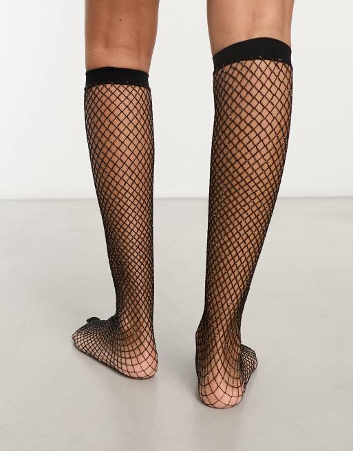 Fishnet socks 2024 with bow