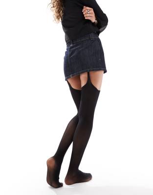 Black Patterned Tights, Accessories